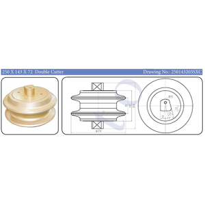 250 x 143 x 72 Double Cutter
