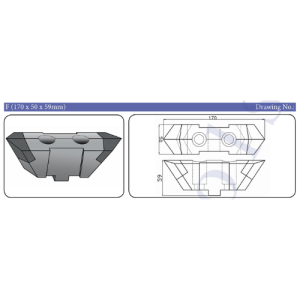 F (170 x 50 x 59mm) Main Bit
