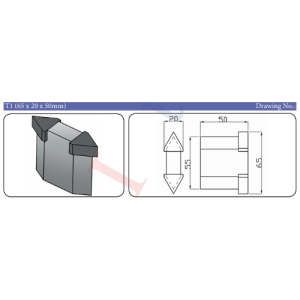 T1 (65 x 20 x 50mm) AUX Bit