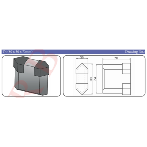 T4 (80 x 30 x 70mm) AUX Bit