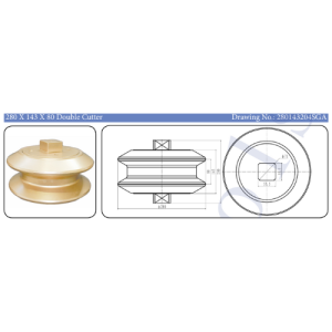280 x 143 x 80 Double Cutter
