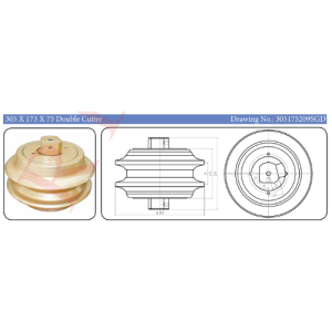 305 x 173 x 75 Double Cutter
