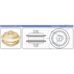 305 x 173 x 85 Double Cutter