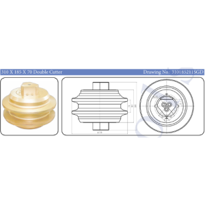 310 x 185 x 70 Double Cutter