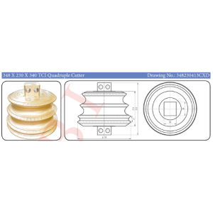 348 x 230 x 340 TCI Quadruple Cutter